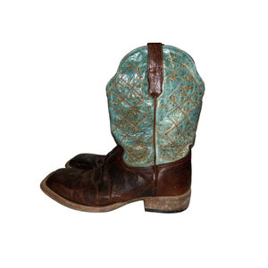 Cinch Edge Boots Men Sz 10.5EE Turquoise Discontinued Super Rare